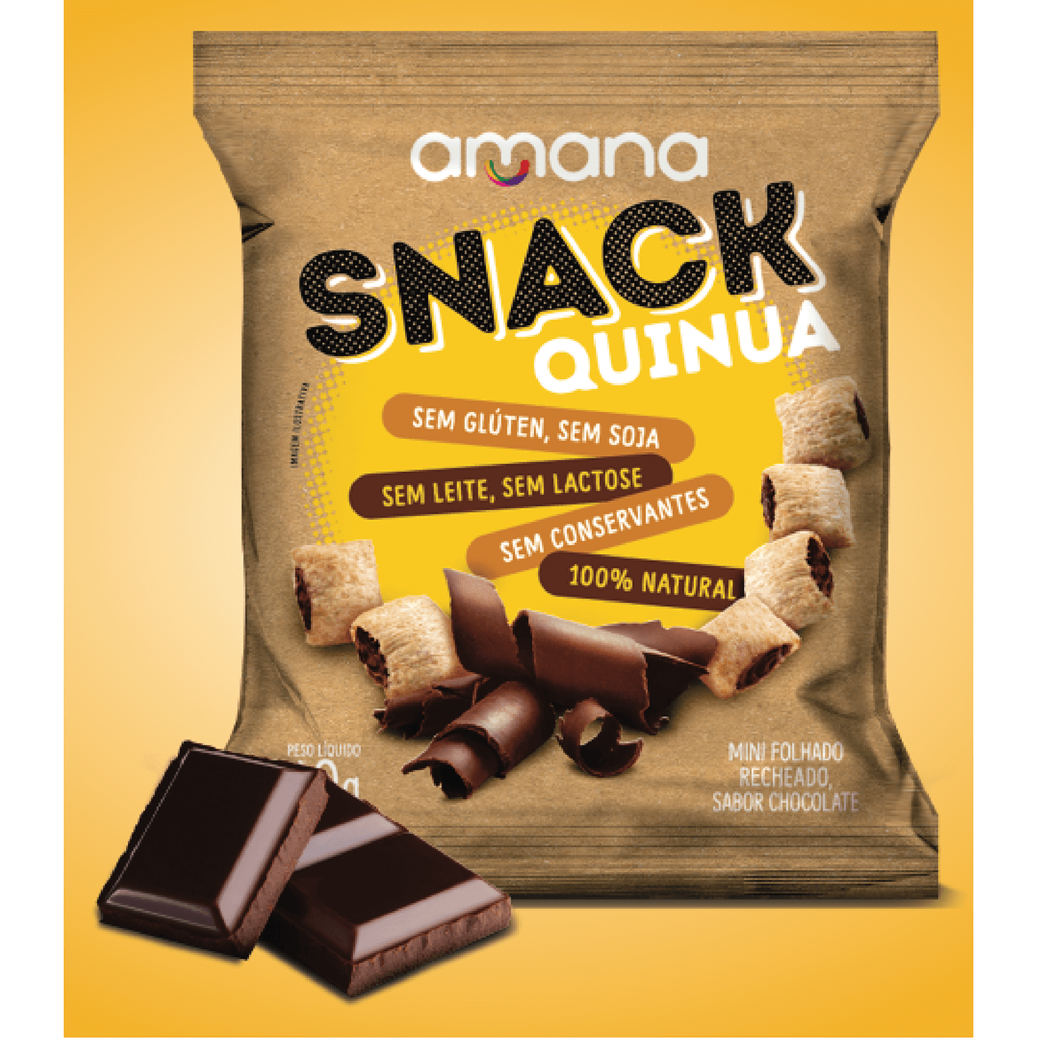 Snack Quinoa Com Chocolate
